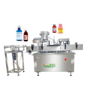 pharmaceutical syrup oral liquid filling machine