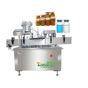 automatic vial filling and capping machine