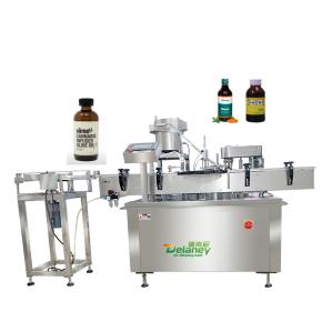 filling and capping machine production line